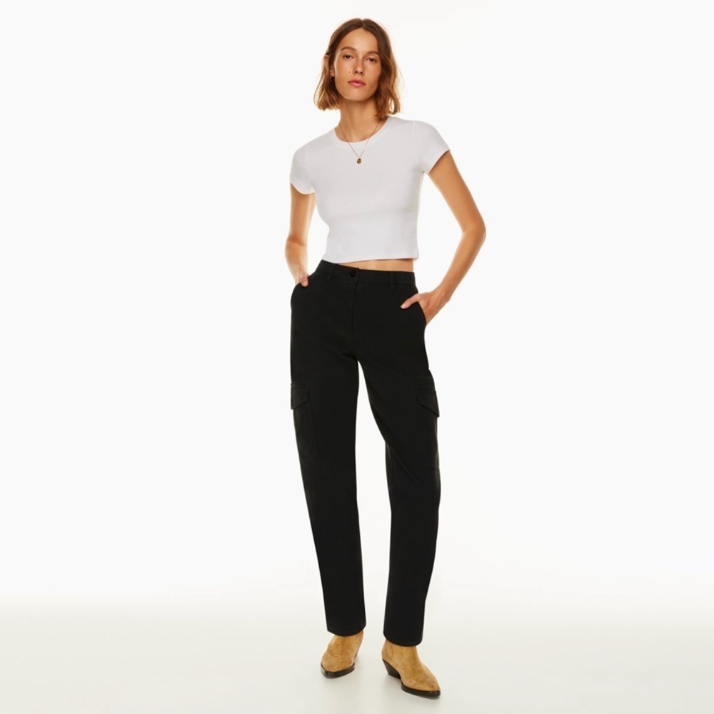 ARITZIA - Wilfred Free - Modern Cargo Pant - Core Collection - Garment Dye Black